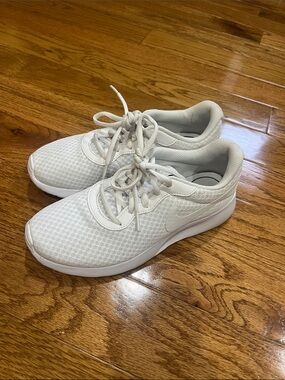 Nike All-White Mesh Trainer Sneakers